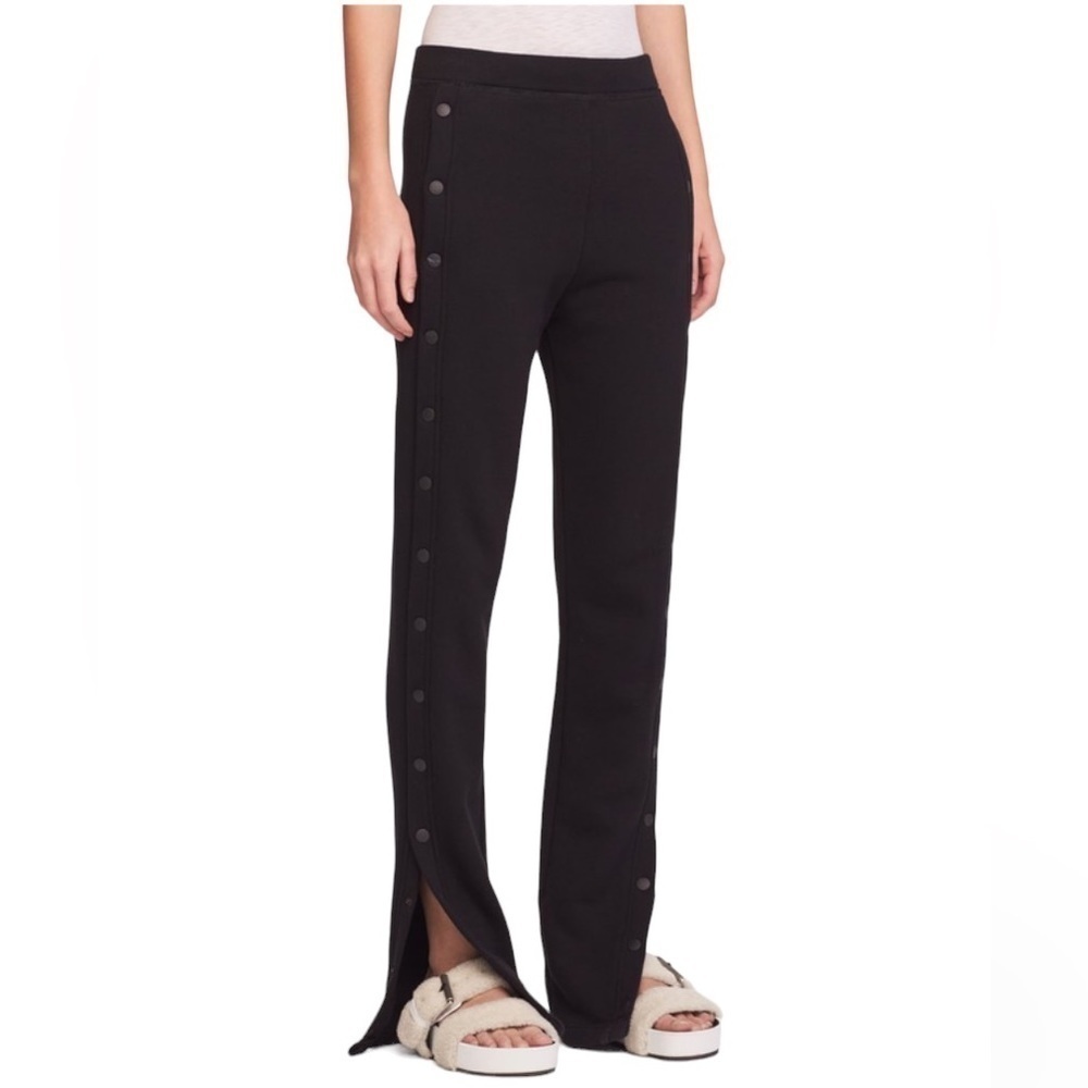 Rag & Bone New Womenβs Size XXS Black Snap Trackpant Sweatpants NWOT